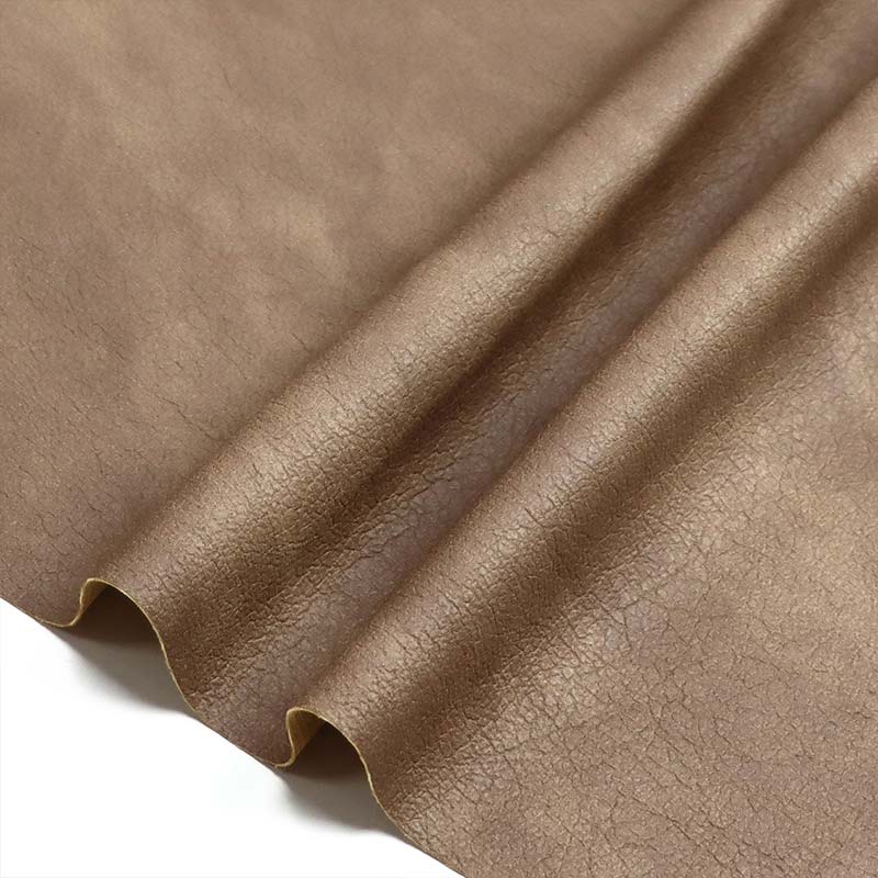 கிராக்டு இமிடேஷன் PU தோல் ஆடை பொருட்கள்