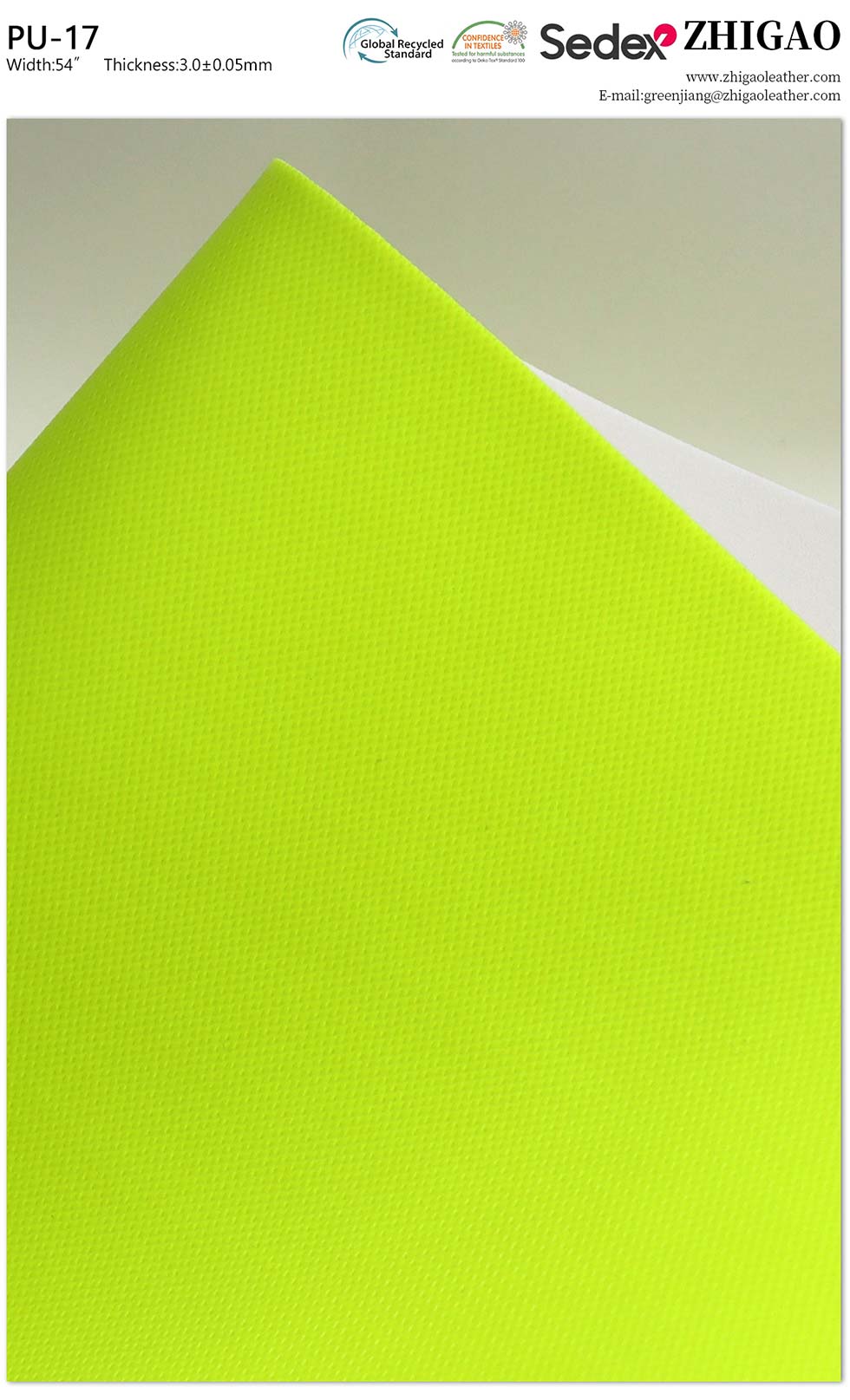 Fluorescein Footballs Balls PU Leather Fabric