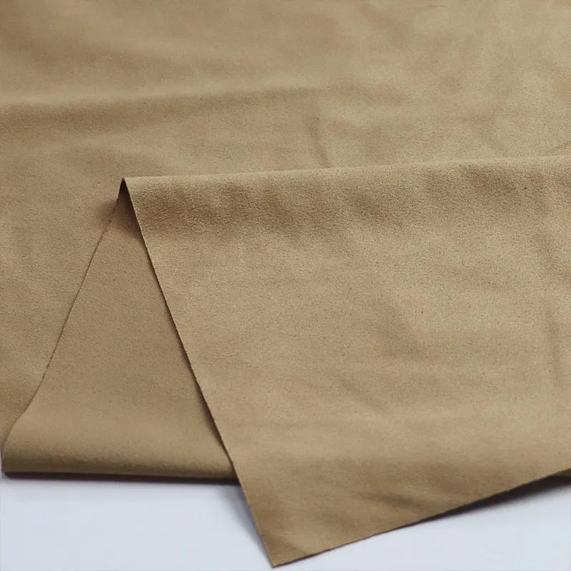 Plain Double-sided Suede Fabric Garments Material